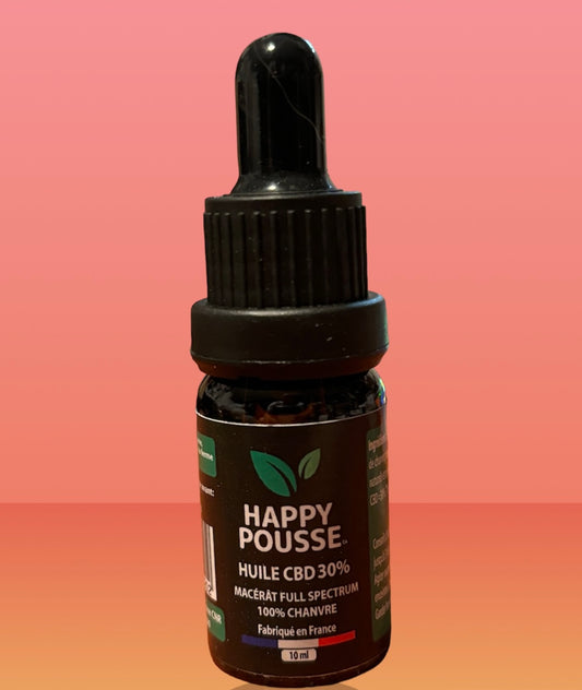 Huile CBD Sublinguale Happy Pousse - 30% CBD