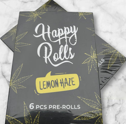 Pré-Roulés Happy Rolls - Lemon Haze x6