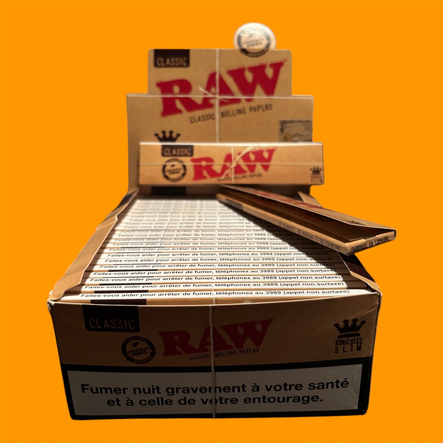 Carnet de 32 feuilles RAW - Slim